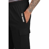 Solid Men Black Cargo Shorts, Gym Shorts