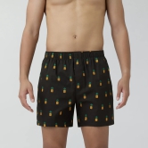 Remix Cotton Boxers Pineapple Black L