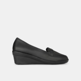 Bata Black Loafer For Women BLACK size 5