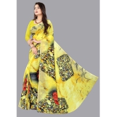 Anand Sarees - Yellow Georgette Saree With Blouse Piece ( Pack of 1 ) - Yellow