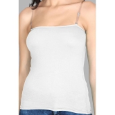 Madam Camisole Cotton Blended Camisoles - White Single - None