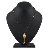 Jhumki Style One Granm Gold Plated Mangalsutra - Golden