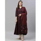 miravan - Maroon Cotton Womens Anarkali Kurti ( Pack of 1 ) - None