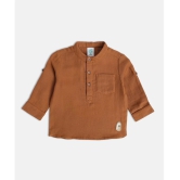 MINI KLUB Brown Baby Boy Shirt ( Pack of 1 ) - None