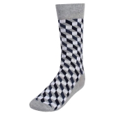 Creature - Cotton Men's Printed Multicolor Full Length Socks ( Pack of 3 ) - White