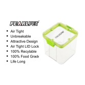 PearlPet - Green Polyproplene Food Container ( Pack of 4 ) - Green