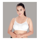 HAYA White Polyester Non Padded Womens Cami bra ( Pack of 1 ) - None