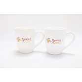 Khurja Souvenir Mug (Set of 2) White