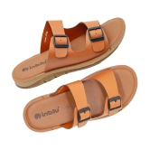 Inblu Tan Mens Slide Flip Flop - None