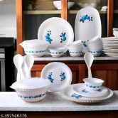 Blue Dinner Set 36 Pieces for Family of 6