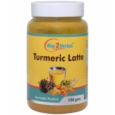 Way2Herbal Turmeric Latte Powder 100 gm Pack Of 1