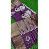 Saree-white / Pure Banarsi silk / Saree