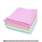 HOMETALES - Multicolor 250 GSM Microfiber Car Cleaning Cloth For Automobile car accessories( Pack of 6 )