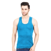 NRG Mens Sleeveless Colour Cotton Vest  ( Pack of 1 Turquoise ) G23