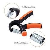 ODDISH Adjustable Resistance 22-88Lbs (10-40kg) Hand Grip Strengthener for Men & Women Gym Workout & Home Use Forearm Exercise - Orange