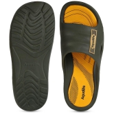 Aqualite Green Mens Slide Flip Flop - None