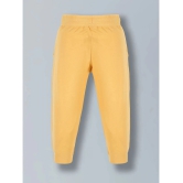 PLUM TREE Pack of 1 Boys Cotton T-Shirt & Trackpants ( Mustard ) - None