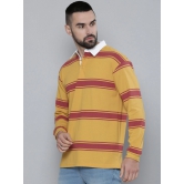 Auto Stripes Yellow Red Polo T-Shirt-M / Yellow