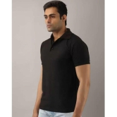 SKYRISE - Black Cotton Blend Slim Fit Men's Polo T Shirt ( Pack of 1 ) - None