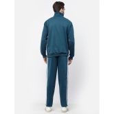 KZALCON - Teal Cotton Blend Regular Fit Mens Tracksuit ( Pack of 1 ) - XL