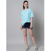 AKTIF Blue Cotton Blend Womens T-Shirt ( Pack of 1 ) - None