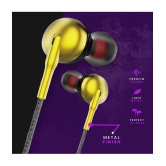 Bell  BLHFK265  3.5 mm Wired Earphone In Ear Active Noise cancellation Gold