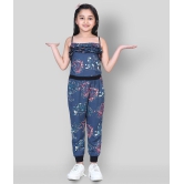 Naughty Ninos - Grey Rayon Girls Jumpsuit ( Pack of 1 ) - None