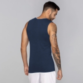 Activo Combed Cotton Gym Vest Estate Blue XXL