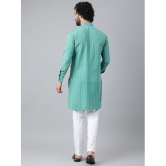 KLOSET By RIAG - Blue Cotton Men's Regular Kurta ( Pack of 1 ) - None