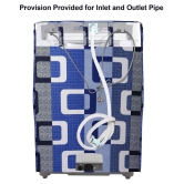 E-Retailer Single Polyester Blue Washing Machine Cover for Universal Top Load - Blue