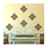 Decor Villa Mesmerising motif Vinyl Brown Wall Stickers