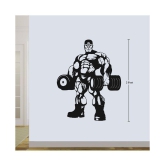 Asmi Collection Body Builder Wrestler Wall Stickers for Gym Sticker ( 60 x 48 cms )