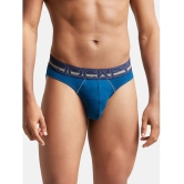 Jockey US17 Men Super Combed Cotton Rib Solid Brief - Poseidon - None