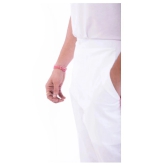 DESHBANDHU DBK White Cotton Joggers Single - 34