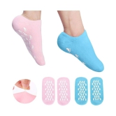 SOFTDARZEE cloth gel pad heel socks Free Size