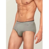 XYXX - Light Grey Cotton Blend Mens Briefs ( Pack of 1 ) - S