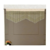 Smart Traders Single Door Beaded String Curtain - Yellow