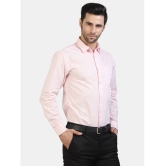 Life Roads 100 Percent Cotton Pink Solids Party wear Shirt Single Pack - None