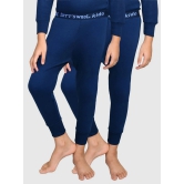 Lux Cottswool Cotton Blend Thermal Bottom ( Blue ) - None