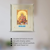 24K Gold Plated Ganesha Customized Photo Frame For Corporate Gifting