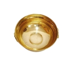 Round Brass Bowl with Handles