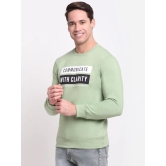 Rodamo  Men Green Printed Sweatshirt