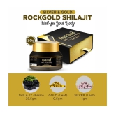 Rockgold Pure Shilajit/Shilajeet Resin With Gold & Silver,Provides Energy Level, Stamina, For Men & Women 30 gram (Pack of 1)