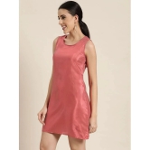 Juniper - Pink Chiffon Womens Fit & Flare Dress ( Pack of 1 ) - None