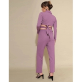 Selvia Lavender Dyed Pant Top Set - None