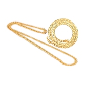 AanyaCentric Combo of 2 Gold Plated 22inches Long Fashion Chain - None