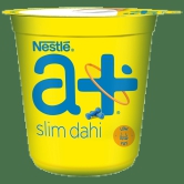 Nestle A+ Slim Dahi - Low-Fat Curd, 400 G Cup