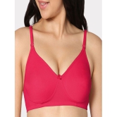 IN CARE LINGERIE - Pink Cotton Lightly Padded Women's T-Shirt Bra ( Pack of 1 ) - None