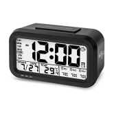 bulfyss Digital LCD Electronic Clock Alarm Clock - Pack of 1