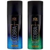 St. John Cobra Cool & Sport Long Lasting Deodorant Spray for Men 50 ml ( Pack of 2 )